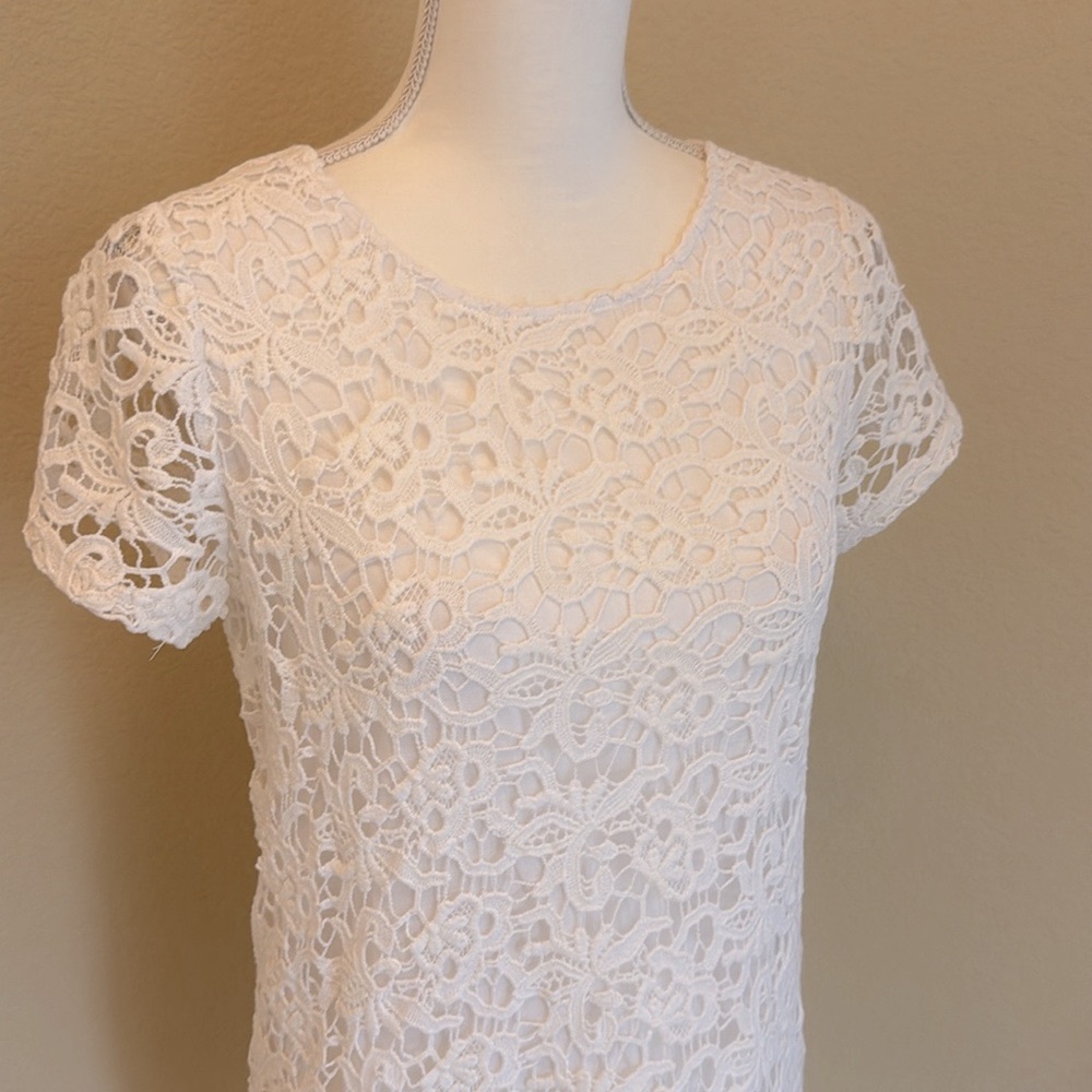 Lucky Brand White Embroidered Dress - Picture 2 of 11